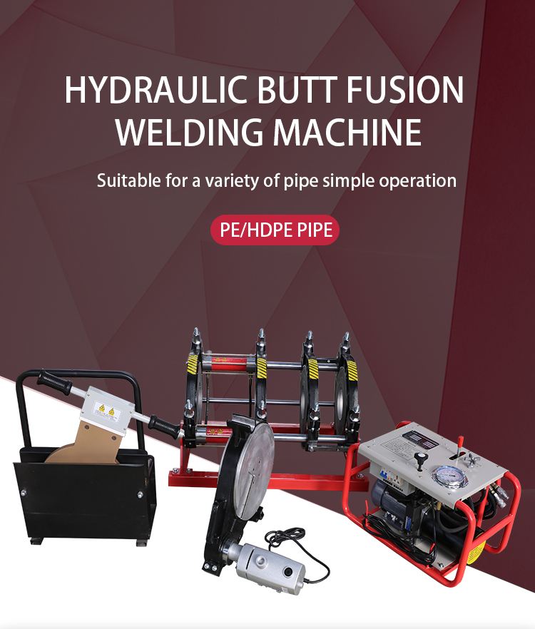 SHBD315 hydraulic butt fusion welding machine field pipe joint machine 90-315