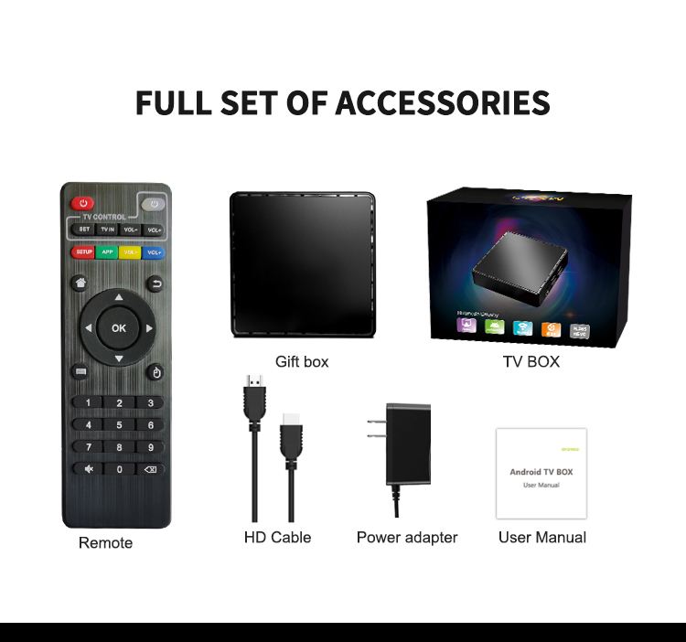 IHOMELIFE Newest Android 10.0 Amlogic S912  2GB Dual Band Wifi Smart Android Tv Box 4K Super Arabic TV box Arabic Indian Africa