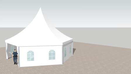 New Design Vogue Hexagon Wedding Party Tent / Octagonal Frame Tent Marquee