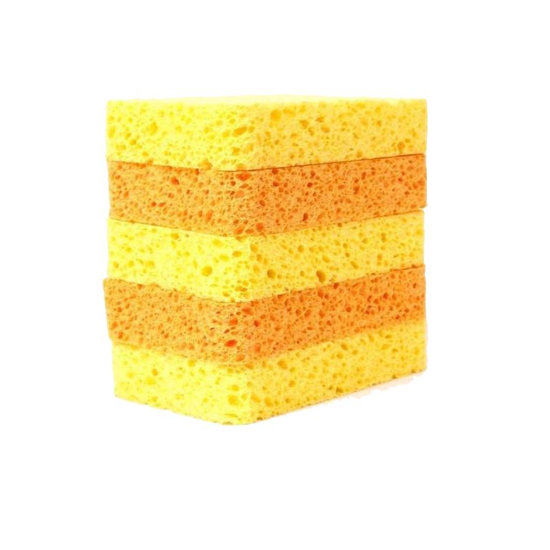 Lignocellulosic Cleaning Sponge for Kitchen Wood Cellulose Sponge Body Wash Wooden Pulp Cellulose,sponge
