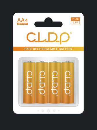 CLDP R&D manufacture 1500mWh Ni-Zn 1.5V AA rechargeable digital camera  battery