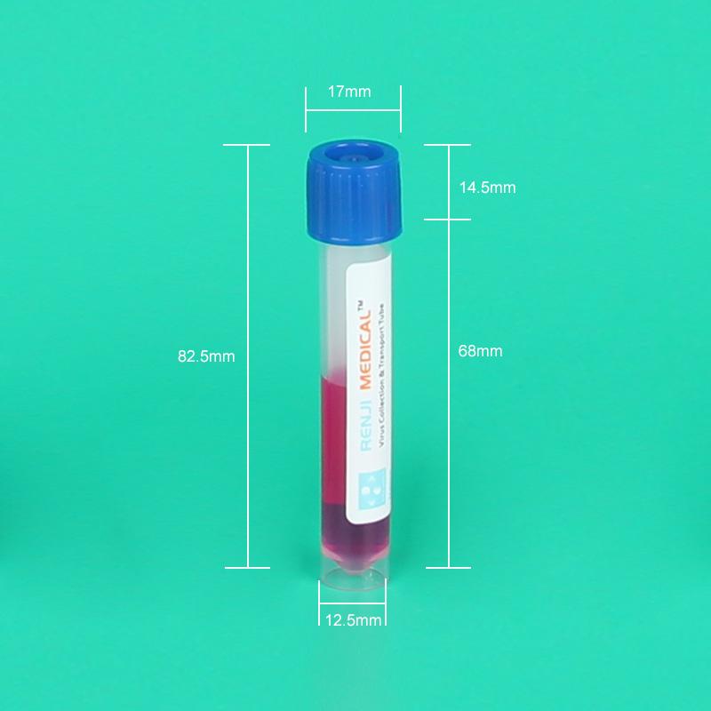 In Stock Medical Consumables Virus Transport Medium Empty Vtm Utm 10ml Tube