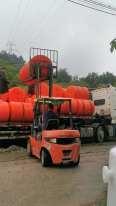 Economical Custom New Design Orange Plastic Marine Floating Buoy Barrier