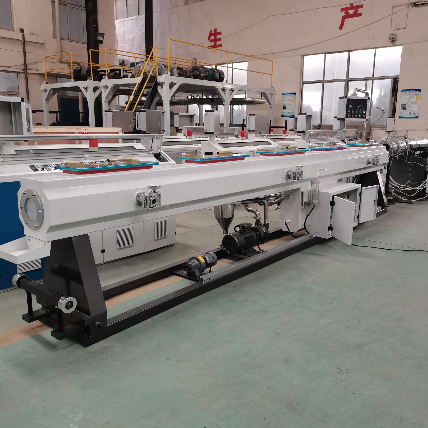 PPR Water Pipe Making Machine / Plastic PP-R Glass Fiber Hot Cold Water Pipe Extrusion Production Line