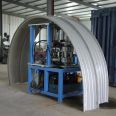 Automatic smooth curving machine for standing seam convex curved and concave curved
