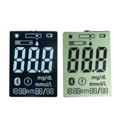 Custom OEM ODM TN metal pin lcd display for blood pressure monitor