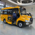 school bus mini diesel 27+1 seats children for kindergarten yellow long nose safe elementary students