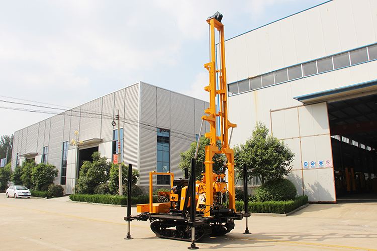 150m deep factory price portable diesel hydraulic water well drilling and rig machine