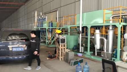 Zhongming hot selling high profit 10 tons waste tyre and plastic Pyrolysis Plant