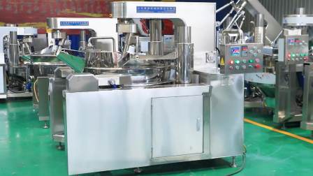 Industrial Automatic Tilting Gas Electric Sauce Food Jacketed Kettle Cooking Mixer Machine Cooking Pot with Mixer