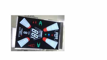 Custom va negative transmissive speedometer tn htn lcd dispaly screen for motorcycle