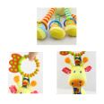 color baby plush animal toy cute baby giraffe toy happy monkey plush stuffed toy