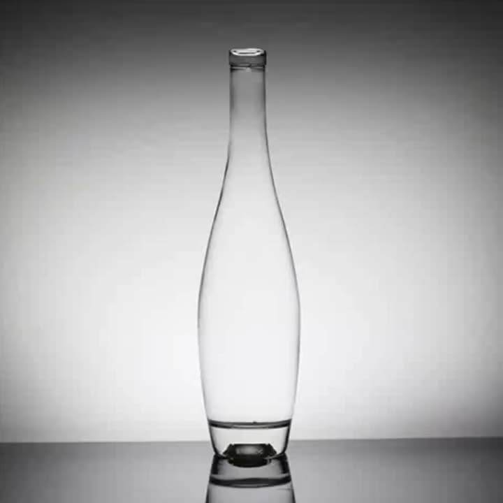 High Quality Classical Shaped Vodka Bottles 750ml With Screw Cap Clear Bottles For Vodka Price