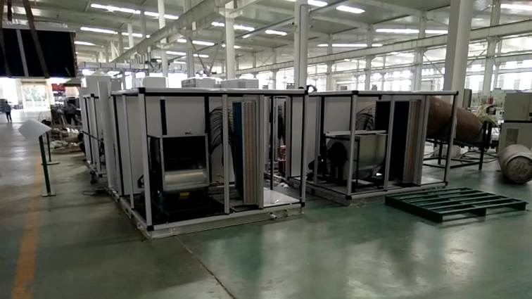 140kw rooftop heat pump packaged air handling unit