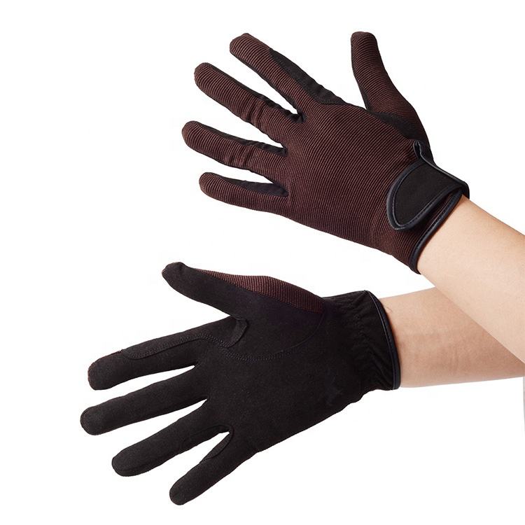 Unique Design Hot Sale Cow Leather Shock Absorbing Gloves