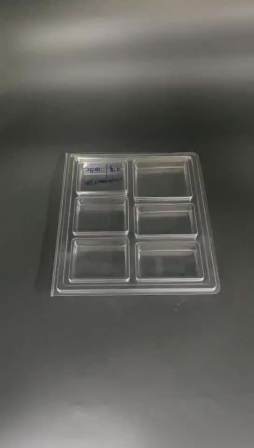 Hot Sale Transparent Thermoformed Vacuum Seal Packaging Packaging Personalized Wax Melt Clamshell