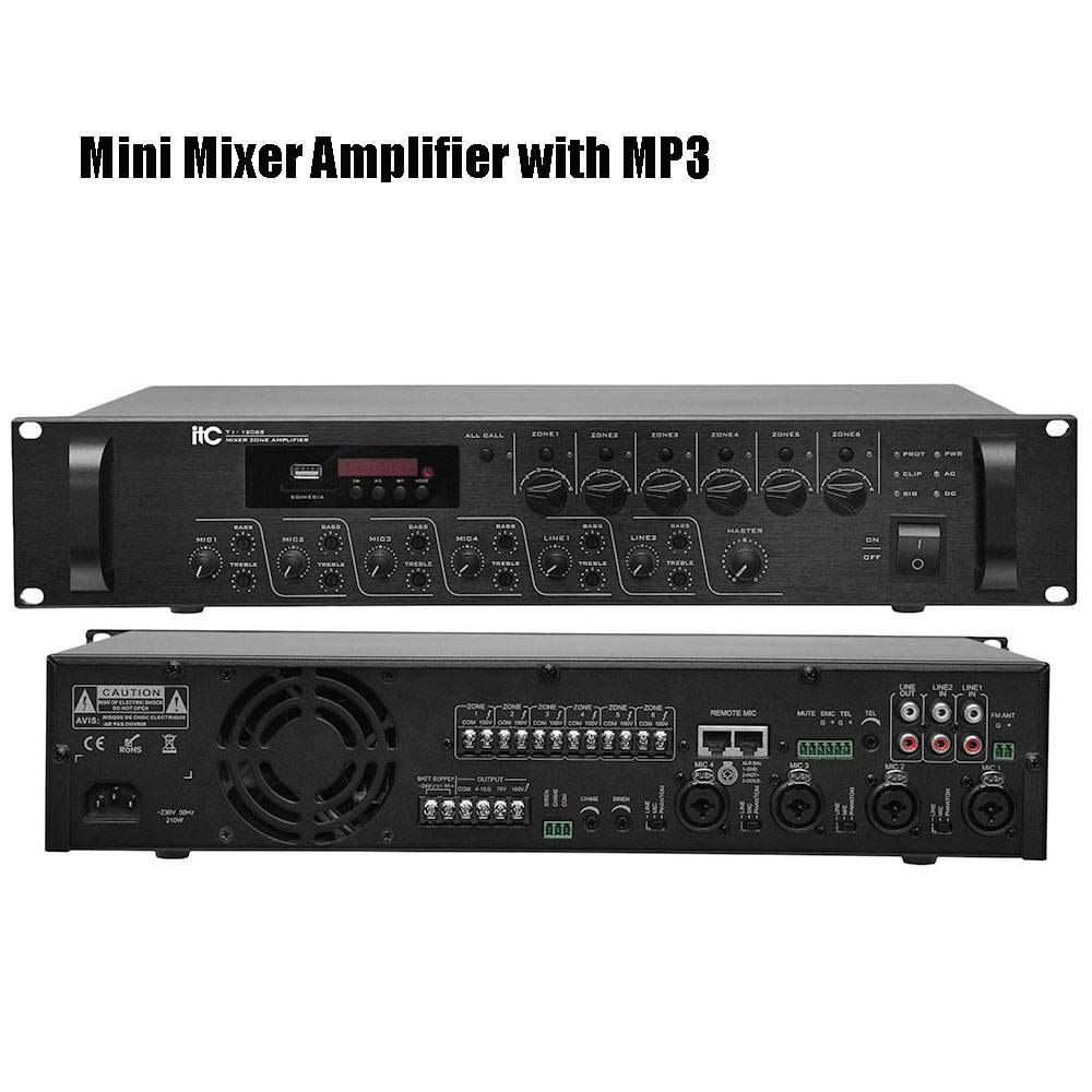Best quality amplificador mixer power AmplIfier with MP3/ Blue-tooth