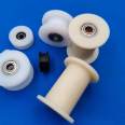 H - slot nylon pulley with keywa  H-rope pulley MC nylon pulley plastic rope roller With bearing