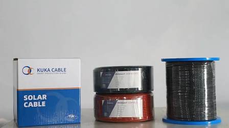 CE TUV approved 2PfG 1169 single twin core 4mm2 6mm2 10mm2 10AWG 12 AWG 14AWG XLPE PV1-F DC solar cable pv wire