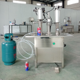 Semi automatic LPG butane gas filling machine for aerosol can