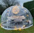 3.6m clear transparent outdoor garden plastic igloo dome tents for dning/cafe