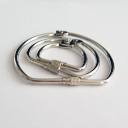 2.0 inches Screw lock ring/ D book ring metal MOQ 100 pcs