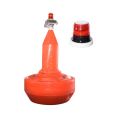 Rotational moulding HDPE Environment products gps bouys float with solar light for marine boat navigation marker buoy