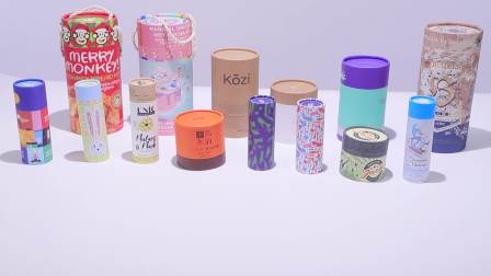 Cheap Custom Design Umbrella/Tea/Cosmetic/Flower/Yoga Mat Long Paper Tube Packaging Box with Stamping