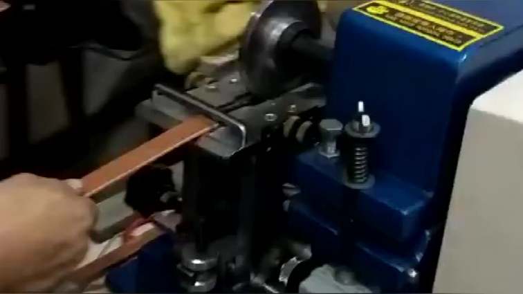 Leather Belt double edge polishing trimming machine