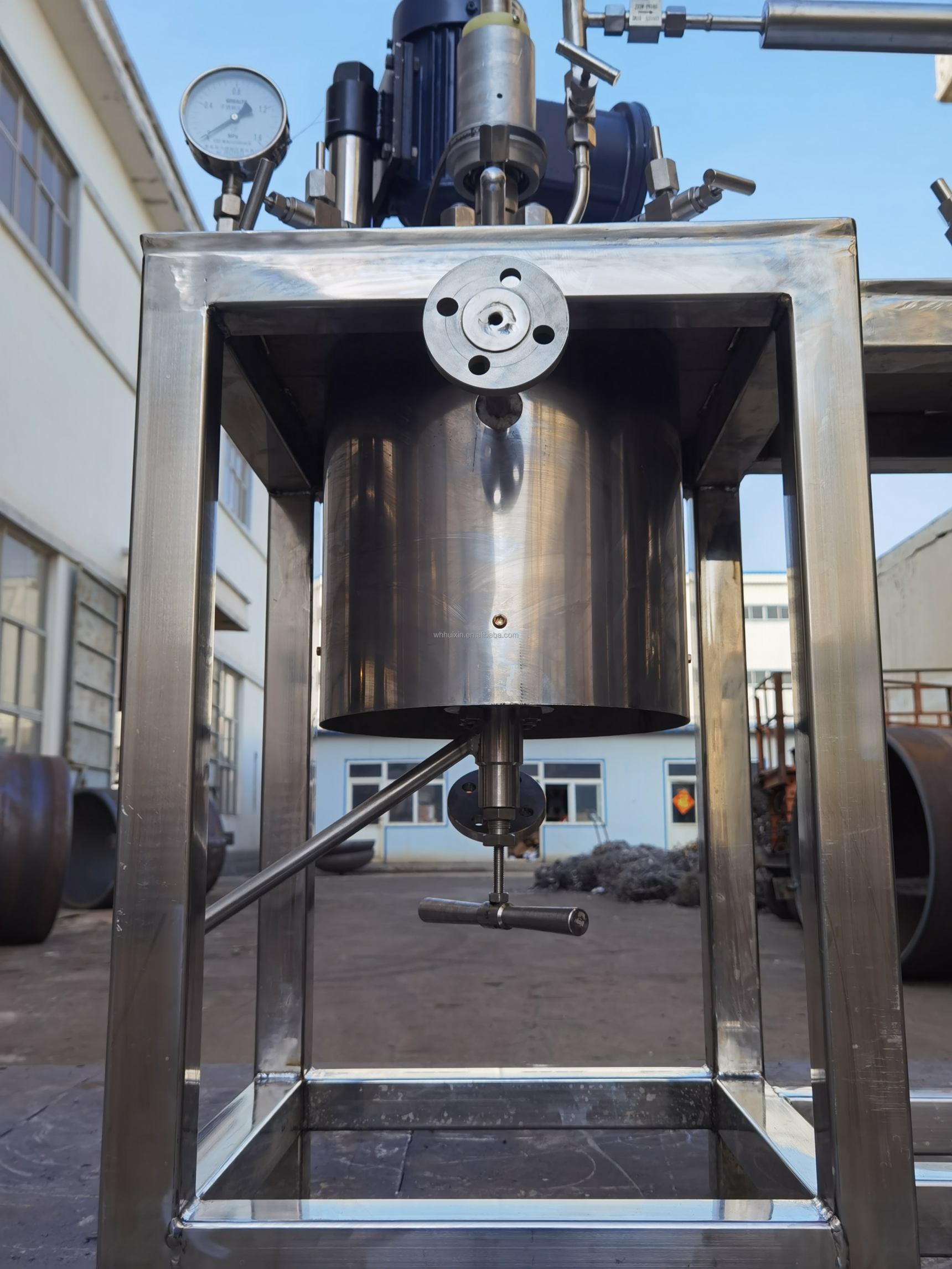 10L Vacuum Distillation Dean Stark receiving tank Stainless steel High Pressure Reactor