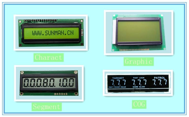Customized Lcd Factory Positive Lcd Screen Panels 5 Digit 7 Segment Display Transparent Character Lcd Module for Thermometer