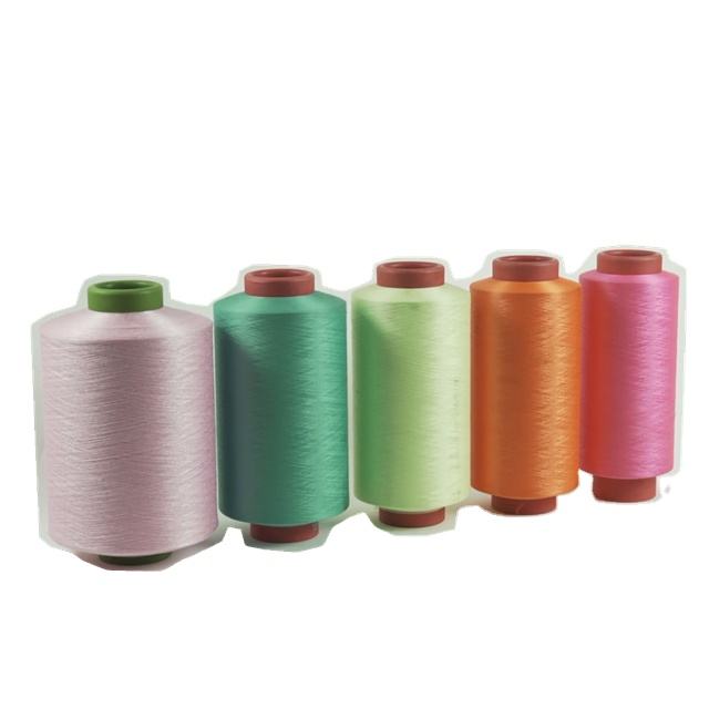 green polyester textured yarn for hat hs code