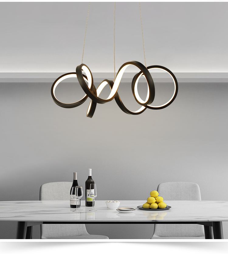ETL Contemporary Modern Fashion Design Creative Shape Hanging Lamp LED Pendant Light for Dining Room