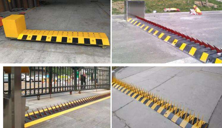 traffic equipment automatic tyre killer traffic spikes road blocker barrier tire killer with spike strip