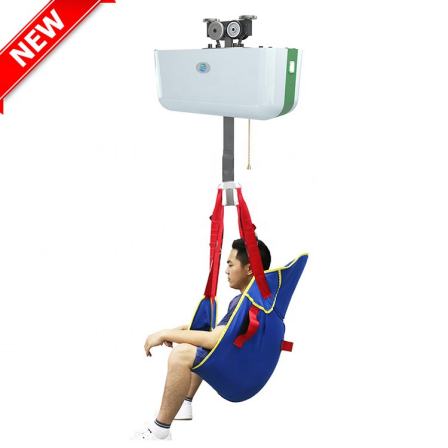 Medical electronically powered patient lifting ceiling mounted hoist hospital electric motor disabled disability lift hoist