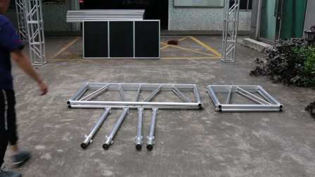 Adjustable Aluminum Portable Stage Platform Outdoor Concert Event Mobile Truss Stage
