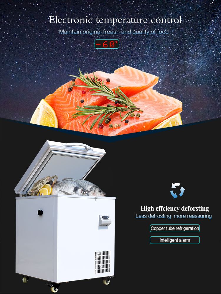 420L Low Temperature No Frost Deep Freezer For Home Chest Refrigerator