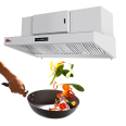 Auto Clean Ductless Self Cleaning  Chimneys Hood Downdraft Wall Mount Range Hood  Industrial Commercial Kitchen Hoods with ESP