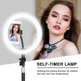 10 inch White Desktop Make Up Circle led Ring Light with phone holder selfie ring light for youtube studio camera photography