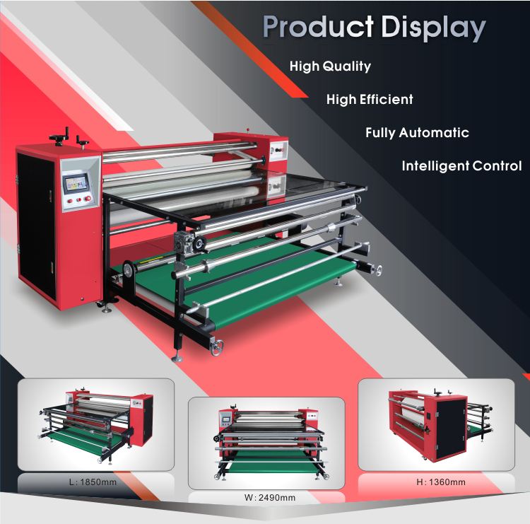 Affordable Price 210x1700mm Drum Roll Fabric Calandra Heat Press Machine Factory