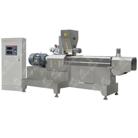 Multi- function machine for food production double screw extruder for pet food fish feed snacks  nutrition powder