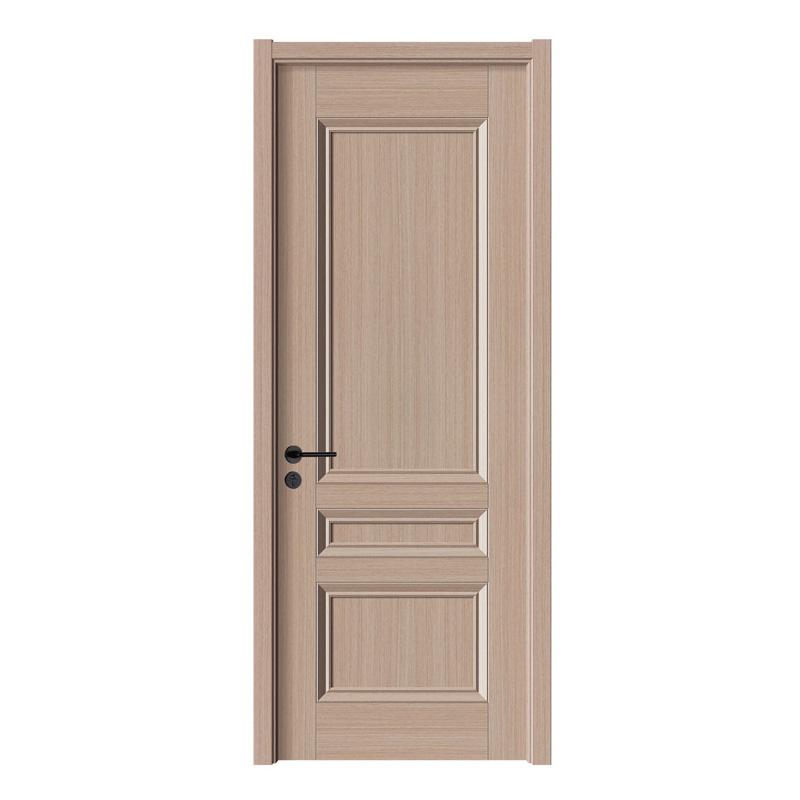 Modern Pivot fireproof Wooden Doors Main Entry Solid wooden door Core Design Prettywood Home Exterior Front door