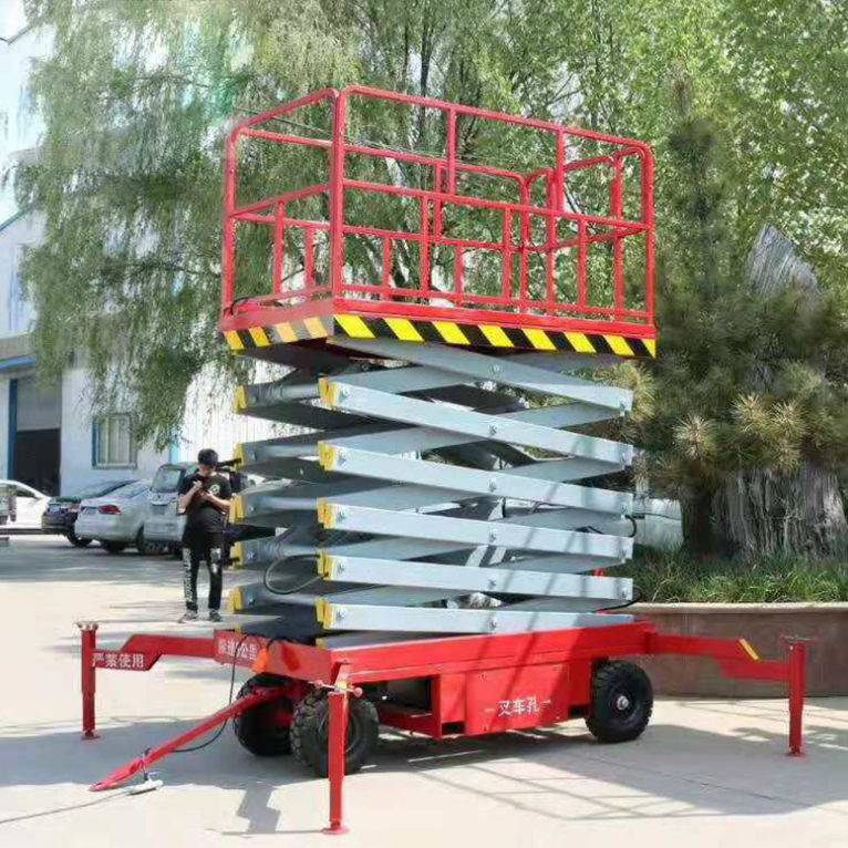 12 meter Scissor lift scaffolding  18m 500kg Hydraulic electric lift mobile scissor shear fork lift platform