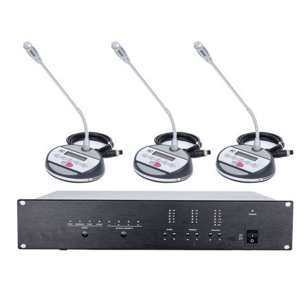 Audio 4 Channels Mixer Digital conference system Controller voting equipment microphone conference system