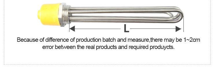 Steam Generator Immersion Flange Heating Element