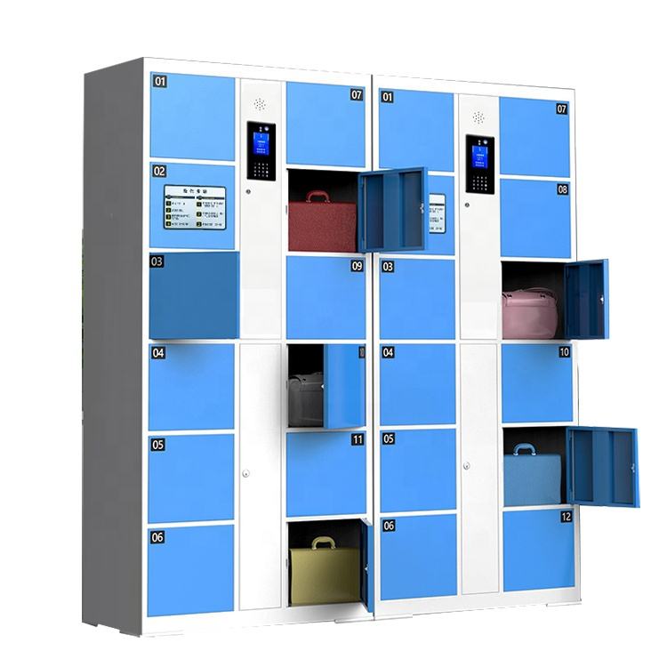 smart delivery locker boxes intelligent smart parcel locker clothes storage cabinet metal Face Recognition electronic Locker
