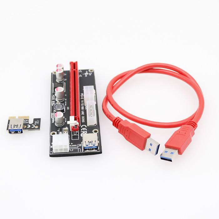 VER Riser 009s PCIE Cable  1X TO 16X Graphics Riser Card Extension ETH Mining Card Extension cable Adapter cable