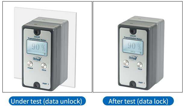 LS110 Split Light Transmittance Meter Test Glass Window Tint Windshield Through ANSI/ISO Standard Tester