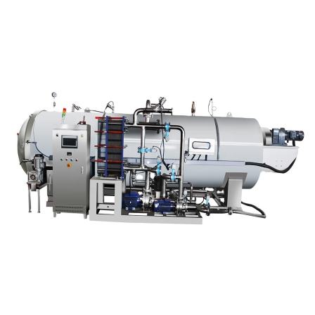 Condensed milk sterilize water spray rotary commercial retort/autoclave