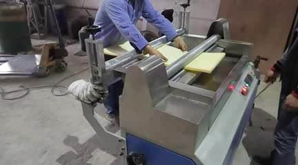 Scouring pad kitchen sponge 1100mm hot melt glue laminating machine coating machine